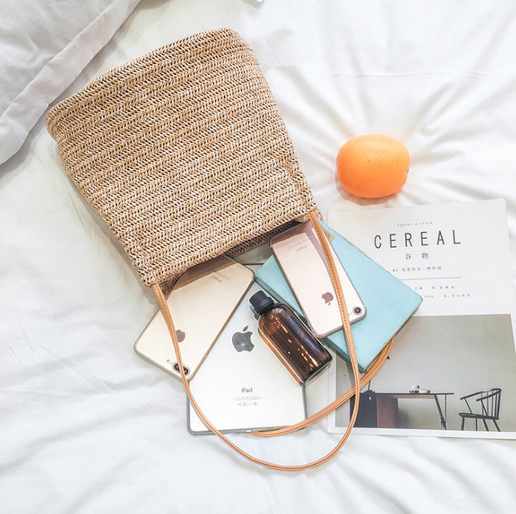 
The Capri — Real straw, woven for the shore.