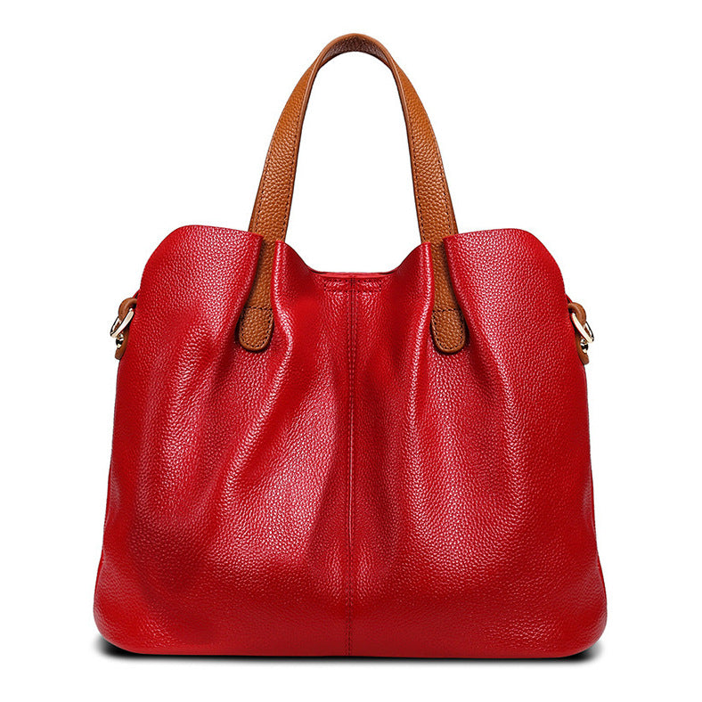 
The Positano — Soft cowhide, built to carry everything.