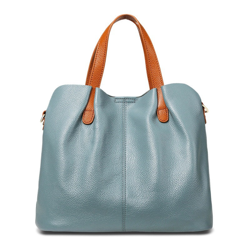 
The Positano — Soft cowhide, built to carry everything.