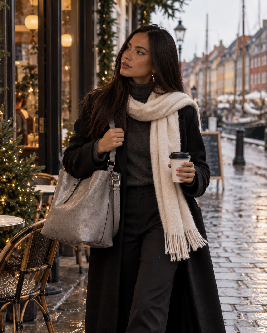 
The Verona Grey handbag with Valera in Copenhagen.